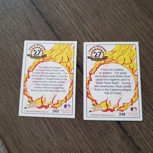 Mid 80's baseball cards